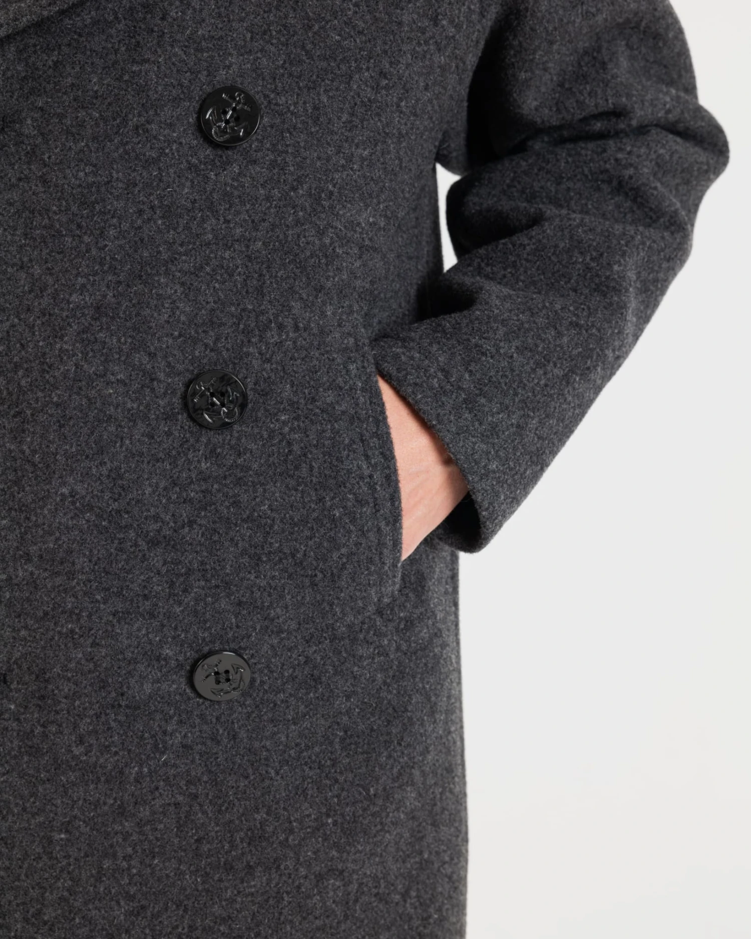 Shackleton Peacoat Charcoal 5 Shackleton Peacoat Charcoal - Image 3