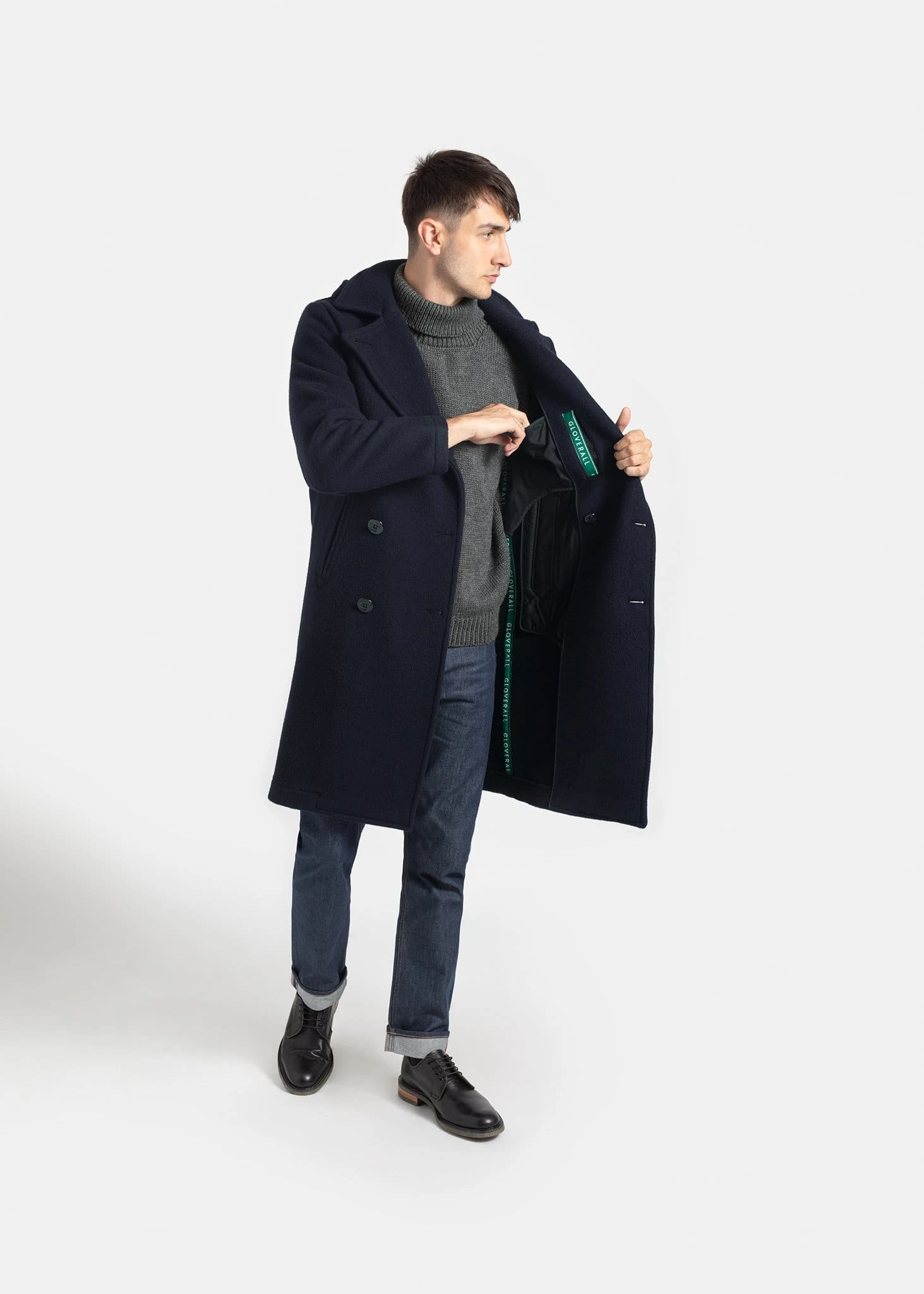 Shackleton Peacoat Navy 11 Shackleton Peacoat Navy - Image 9
