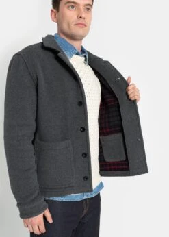 Ainslie Jacket Grey -Gloverall MS5382 GRY M AinslieJacket 003