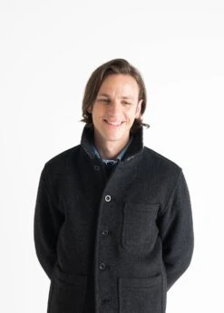 Ainslie Jacket Charcoal -Gloverall MS5382 CHL 3