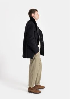 Tartan Churchill Peacoat Black Stewart 13 Tartan Churchill Peacoat Black Stewart -Gloverall MS5386BLSTTartanChurchillPeacoat BlackRoyalStewart002