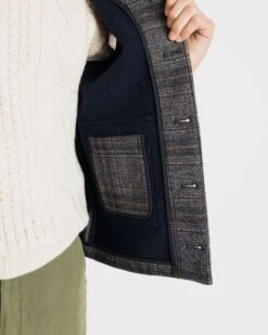 Roger Check Gilet -Gloverall MS5397INTERNALMODELSHOT