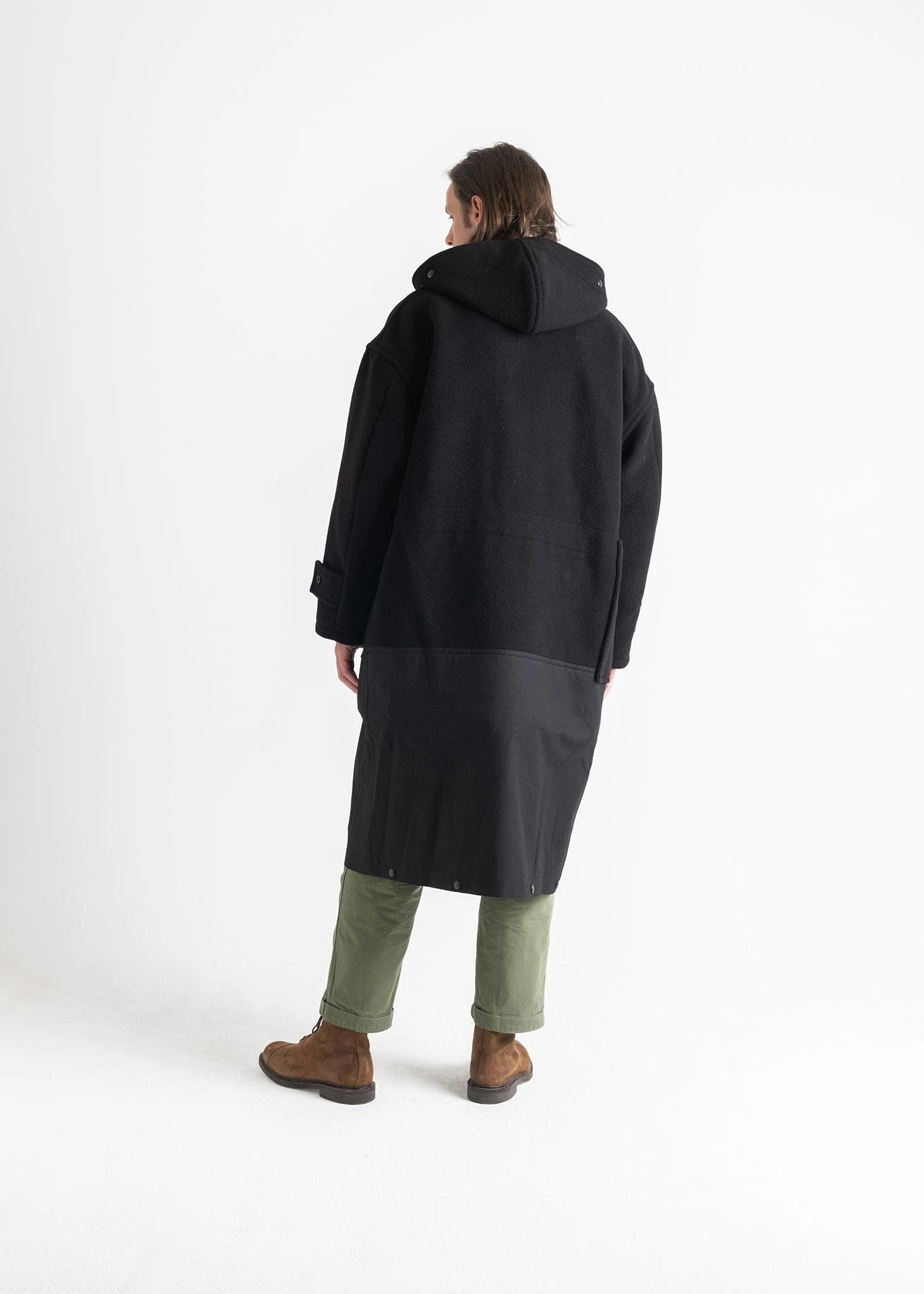 Gloverall X Engineered Garments Retractable Duffle Black 12 Gloverall X Engineered Garments Retractable Duffle Black - Image 10