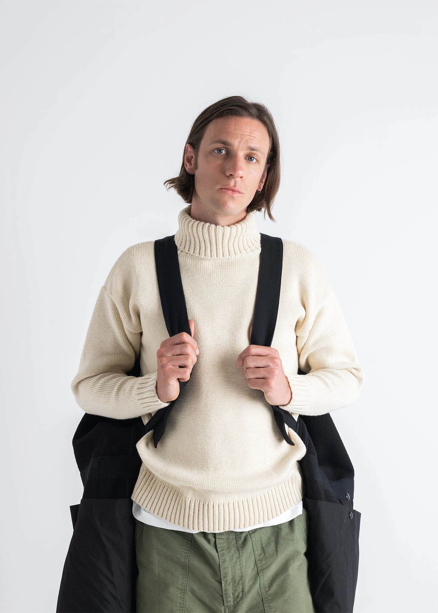 Gloverall X Engineered Garments Retractable Duffle Black 17 Gloverall X Engineered Garments Retractable Duffle Black - Image 15