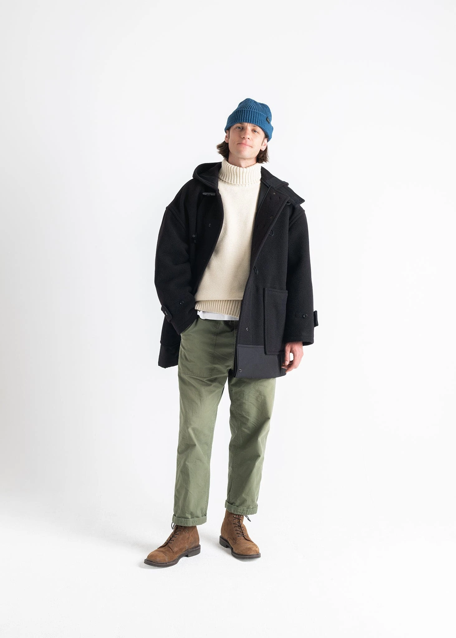 Gloverall X Engineered Garments Retractable Duffle Black 7 Gloverall X Engineered Garments Retractable Duffle Black - Image 5