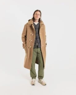 Harrison Duffle Coat Camel -Gloverall MS5416MODELSHOT1CAMEL