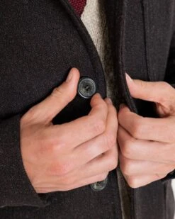 Oscar Blazer Mulberry -Gloverall MS5419CLOSEUP