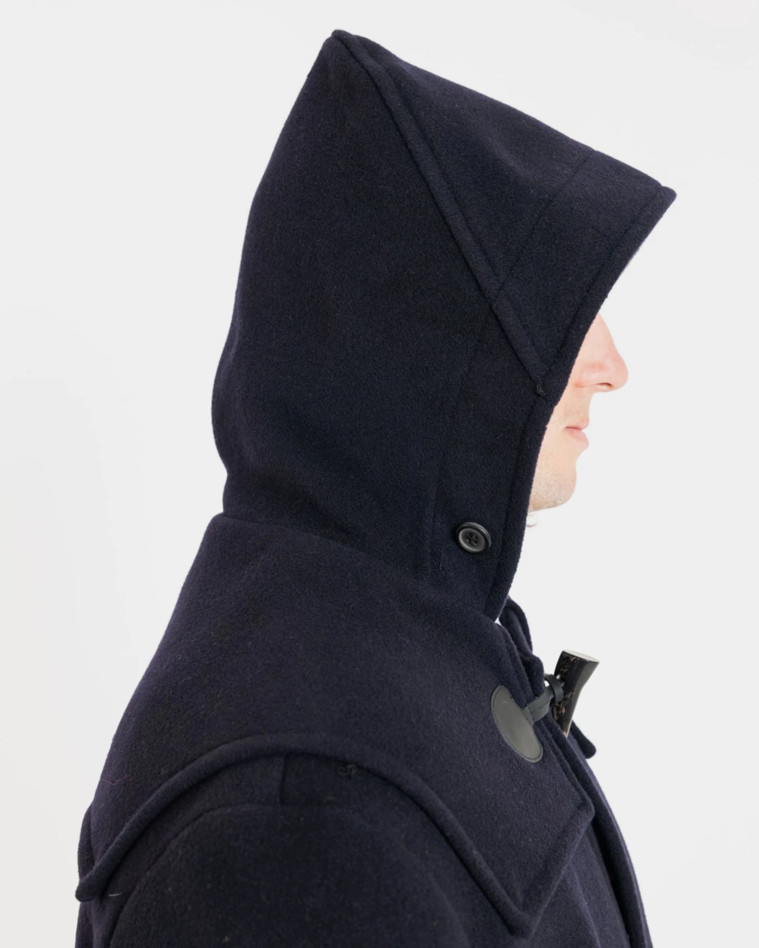 Drake Duffle Coat Navy 8 Drake Duffle Coat Navy - Image 6