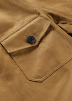 Milton Chore Jacket Camel -Gloverall MS5444 MILTON CHORE JACKET CAMEL DETAIL 02