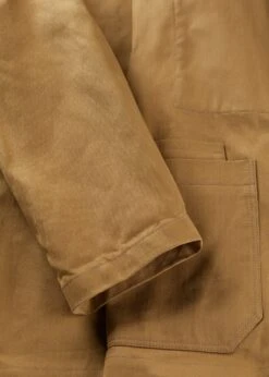 Milton Chore Jacket Camel -Gloverall MS5444 MILTON CHORE JACKET CAMEL DETAIL 03