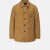 Milton Chore Jacket Camel 2 Milton Chore Jacket Camel -Gloverall MS5444 MILTON CHORE JACKET CAMEL FRONT