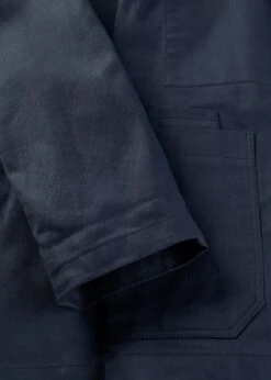 Milton Chore Jacket Navy -Gloverall MS5444 MILTON CHORE JACKET NAVY DETAIL 03