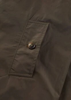 Blake Raincoat Khaki -Gloverall MS5459 BLAKE RAINCOAT KHAKI DETAIL 02