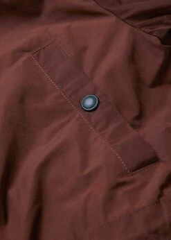 Kipling Short Parka Brick Red -Gloverall MS5460 KIPLING PARKER COAT BRICK RED DETAIL 02