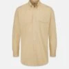 Jakes Shirts Yellow Oxford Shirt -Gloverall MS5472 LEM GLOVERALL JAKES COTTON SHIRT LEMON 01