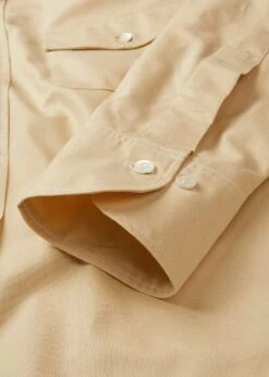 Jakes Shirts Yellow Oxford Shirt -Gloverall MS5472 LEM GLOVERALL JAKES COTTON SHIRT LEMON 04