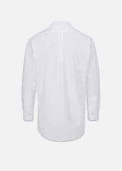 Jakes Shirts White Oxford Shirt -Gloverall MS5472 WHE GLOVERALL JAKES COTTON SHIRT WHITE 02
