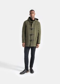 Mid Length Duffle Coat Loden Check -Gloverall MidLengthDuffleCoatLodenCheck 9c16787b cf32 4ea6 8488 8aae42171cff