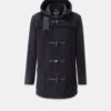 Mid Length Duffle Coat Navy Blackwatch -Gloverall MidLengthDuffleCoatNavyBlackWatch
