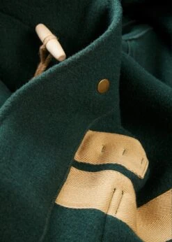 Women's Original Monty Duffle Coat Pine Green -Gloverall OriginalmontyPINEdetail2 ce2cc031 25f2 4bb9 b196 008c19e7356b