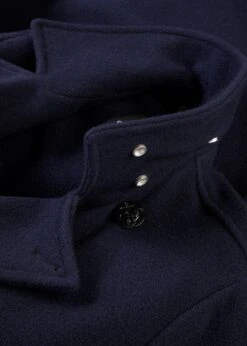 Shackleton Peacoat Navy 14 Shackleton Peacoat Navy -Gloverall Shakelton Collar Detail
