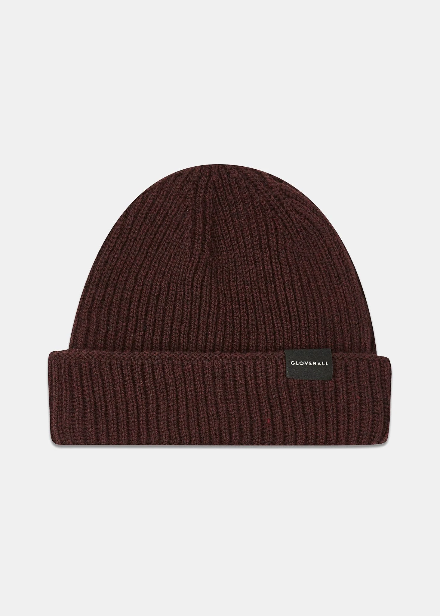 Ribbed Merino Beanie Hat Burgundy 3 Ribbed Merino Beanie Hat Burgundy