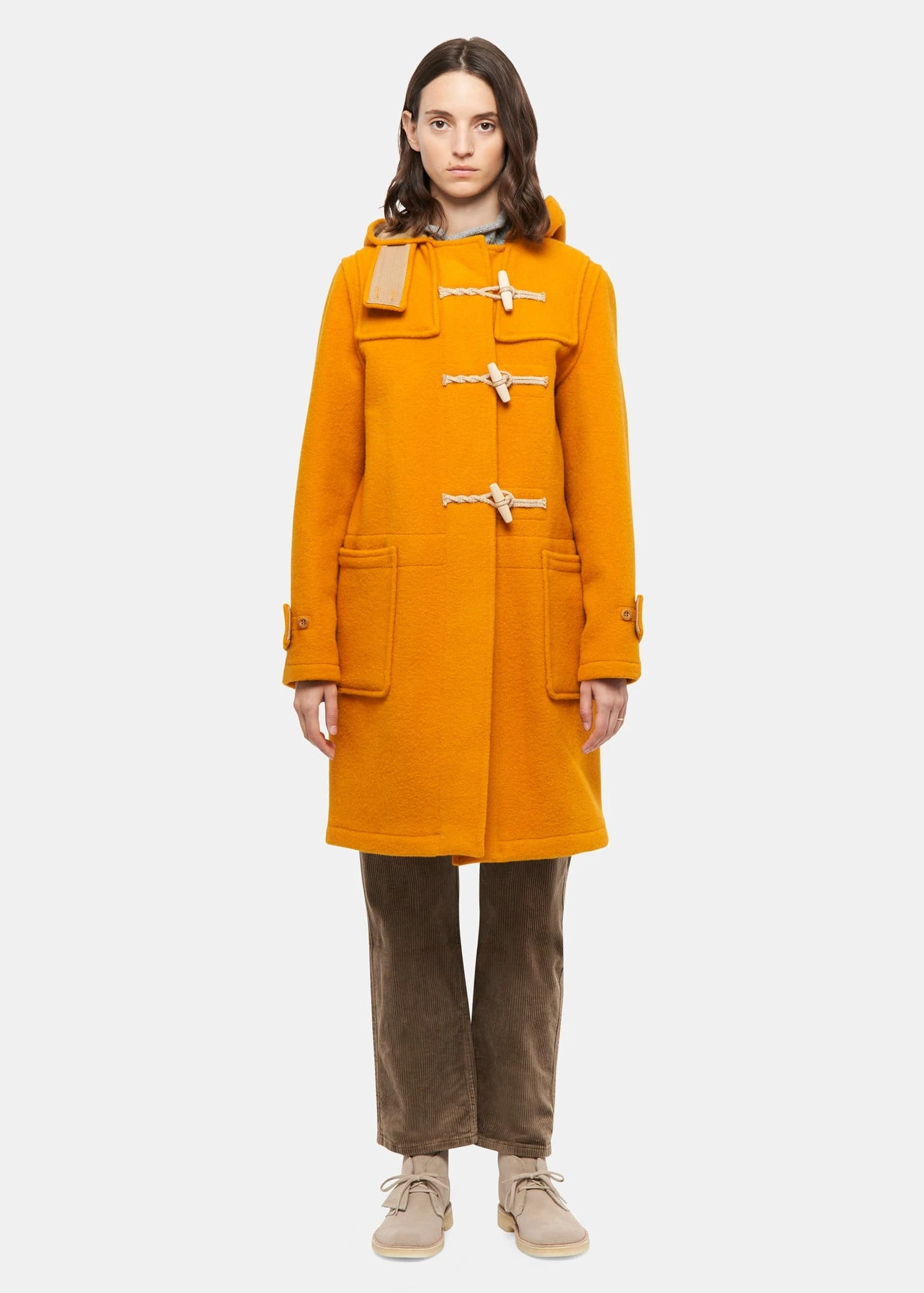 Women's Original Monty Duffle Coat Yellow 4 Women's Original Monty Duffle Coat Yellow - Image 2