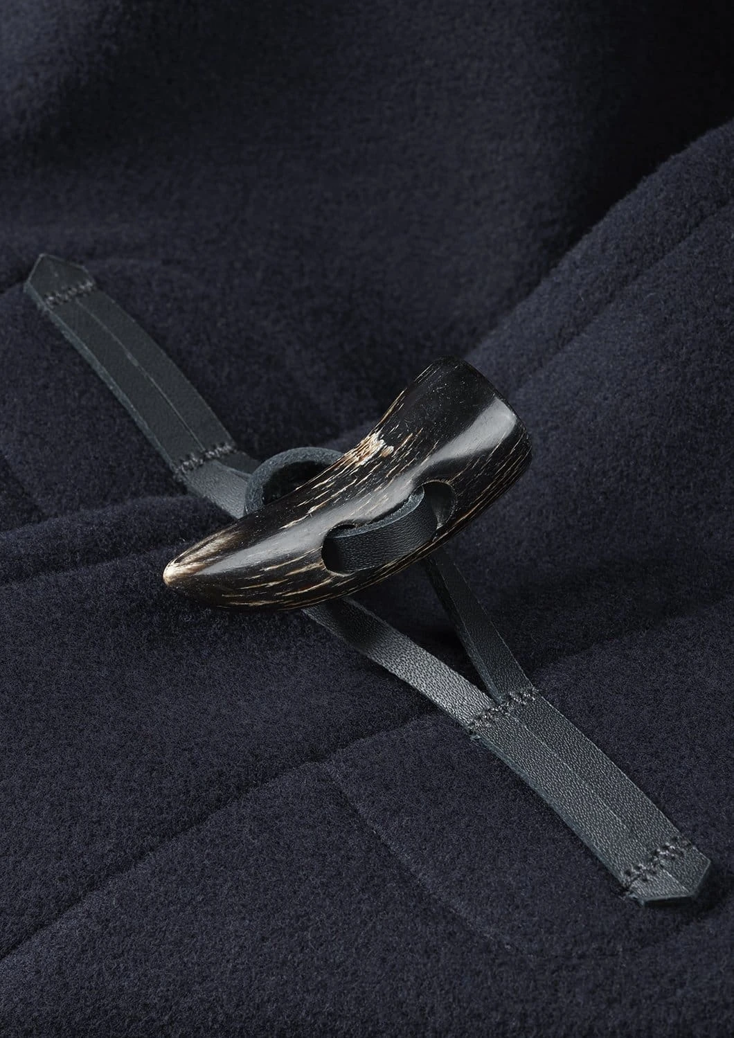 Mid Length Duffle Coat Navy Blackwatch 4 Mid Length Duffle Coat Navy Blackwatch - Image 2