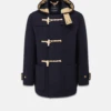 Mid Monty Duffle Coat Navy -Gloverall mc3577navyfront