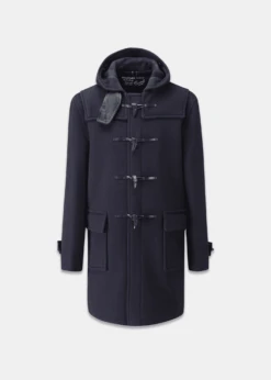 Morris Duffle Coat Navy Black Watch