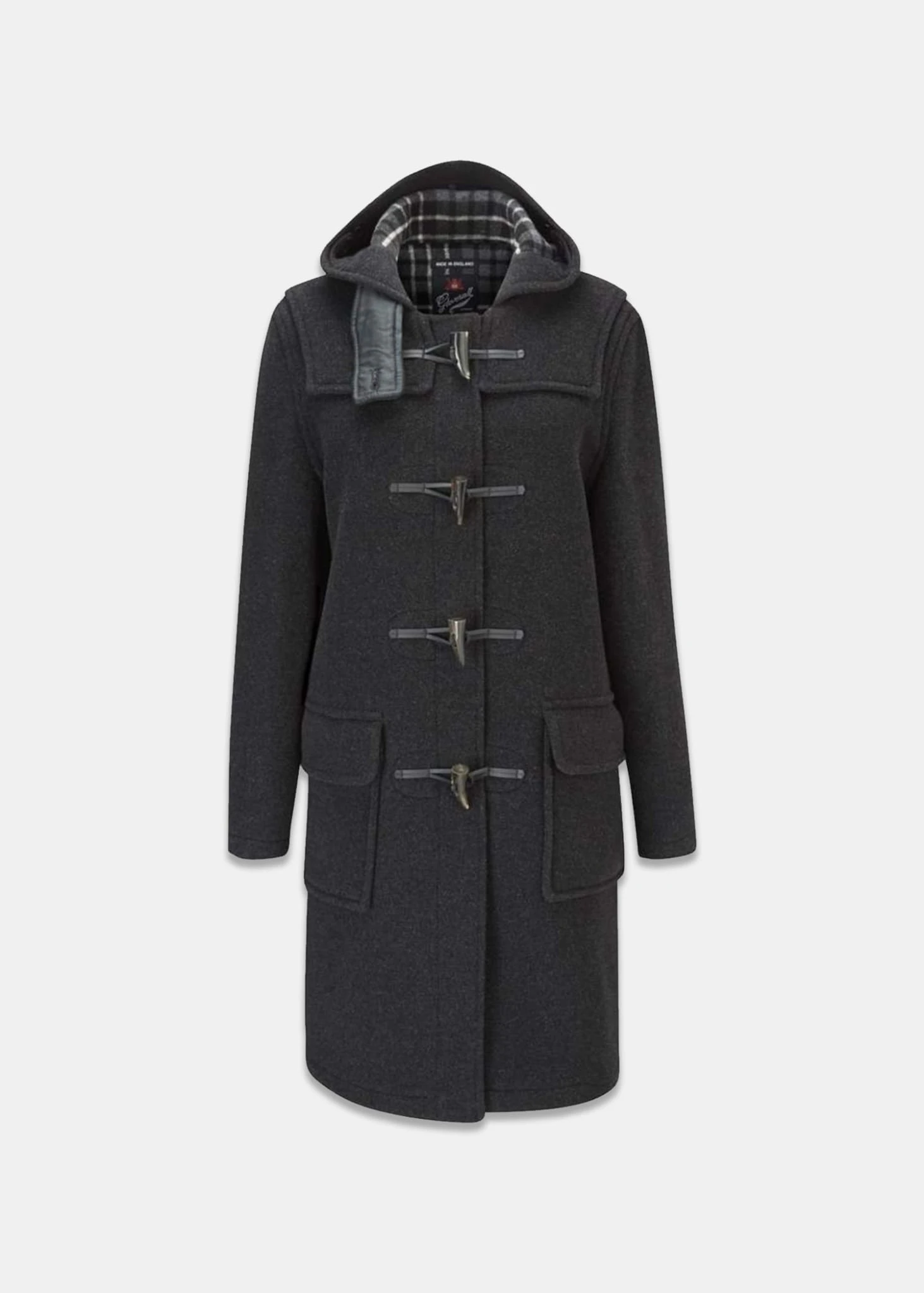 Women's Original Duffle Coat Charcoal 3 Women's Original Duffle Coat Charcoal